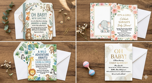 Babyshower invitations